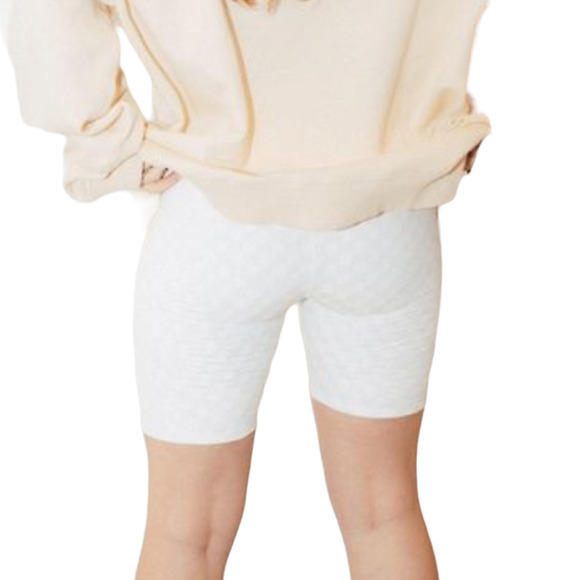 LA DETRESSE White Widow activewear athletic athleisure bike shorts Size XS NEW - Picture 4 of 8